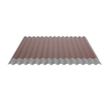 Golfplaat 18/1064 | Dak | Anti-Drup 2400 g/m² | Staal 0,63 mm | 25 µm Polyester | 8012 - Roodbruin