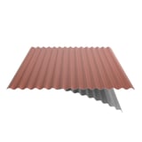 Golfplaat 18/1064 | Dak | Anti-Drup 2400 g/m² | Staal 0,63 mm | 25 µm Polyester | 8004 - Koperbruin