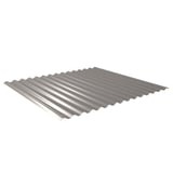 Golfplaat 18/1064 aluminium 0,70 mm, grijs, schuin van bovenaf, hoofdweergave