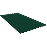 Golfplaat PF25W Mosgroen (RAL 6005) van 0,75 mm staal, hoofdweergave
