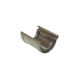 Dakgootverbinder met rubberen afdichting van bruin PVC, hoofdweergave