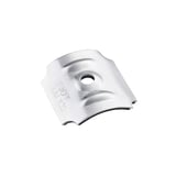 Aluminium kalot profiel 130/30 blank met schroefgat en Scobalit logo