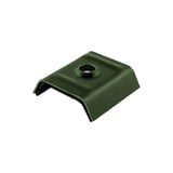 Kalot profiel 18DR 20M van aluminium in chroomoxide groen (RAL 6020) met afdichting
