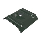 Kalot profiel 20/1100 aluminium chroomoxide groen (RAL 6020) met centrale boring