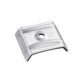 Aluminium kalot profiel 250/49 blank met boring, Scobalit logo zijkant, hoofdweergave