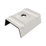 Kalot profiel 33/500 van aluminium, Grijswit (RAL 9002), hoofdaanzicht schuin van boven
