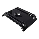 Kalot profiel 35/207 van aluminium Gitzwart RAL 9005, bovenaanzicht