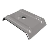 Kalot profiel 35/207 van aluminiumkleurig aluminium, hoofdaanzicht schuin van boven