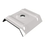 Kalot profiel 45/1000 aluminium lichtgrijs RAL 7035, bovenaanzicht