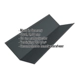 Kilgoot antracietgrijs RAL 7016, 0,50 mm, matpolyester coating, met ingebouwde productgegevens