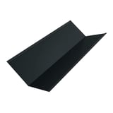 Kilgoot antracietgrijs staal 0,50 mm met 25 µm polyester coating, hoofdaanzicht