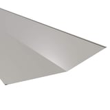 Kilgoot Zilver-Metallic, 0,75 mm staal, 25 µm polyestercoating, schuin van bovenaf