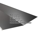 Kilgoot Gitzwart RAL 9005 van staal 0,50 mm, 25 µm polyestercoating, met ingebouwde specificaties