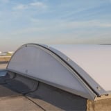 Kopschot Alumon | Type 1/5 | Set | Buitenkant opstand 3,64 m | Opaal wit | Warmtewerend