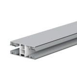 Mendiger middenprofiel 10 mm Thermo/Classic, blank aluminium en kunststof, schuin van boven