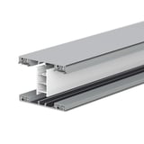 Mendiger middenprofiel 16 mm Thermo/Classic, blank, zijaanzicht van het aluminium-kunststof profiel