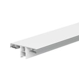 Mendiger middenprofiel van aluminium en kunststof, wit, detail van de profielstructuur