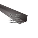 Wandafwerking Chocoladebruin RAL 8017, 0,75 mm staal, met ingebedde productgegevens