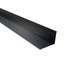Wandafwerking aluminium 0,70 mm antracietgrijs, hoofdaanzicht schuin van boven