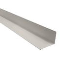 Wandafwerking Zuiverwit RAL 9010, 0,50 mm staal, 95 graden hoek, hoofdaanzicht