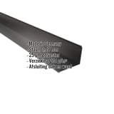 Wandafwerking Gitzwart RAL 9005 staal 0,50 mm, met ingebedde productgegevens