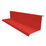 Muurafdekker Type 1 Koraalrood RAL 3016, 0,50 mm staal, hoofdweergave