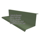 Wandafwerking type 1 staal 0,50 mm chroomoxide groen met ingebedde productgegevens