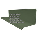 Wandafwerking Type 3, Chroomoxydegroen, 0,50 mm staal, met ingebedde productdetails