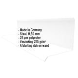 Infographic: Muuraansluiting type 3 van staal, 0,50 mm, 25 µm polyestercoating, met specificaties
