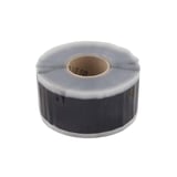 Naadband EPDM zwart 0,75 mm rol van DACHPROTECT, frontaal op witte achtergrond
