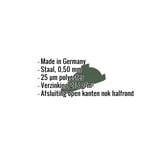 Nokvorsteindstuk Chroomoxydegroen, staal 0,50 mm, 25 µm polyester, verzinking 275 g/m², Made in Germany