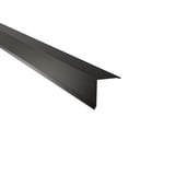 Lessenaarsdak nokafsluiting Gitzwart RAL 9005, 0,50 mm staal, hoofdaanzicht
