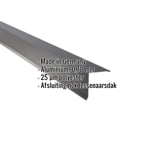 Lessenaarsdak nokafsluiting aluminium 0,70 mm Antracietgrijs met productgegevens en herkomst Made in Germany