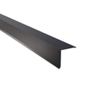 Lessenaarsdak nokafsluiting van staal, 0,75 mm, antracietgrijs (RAL 7016), 25 µm polyestercoating