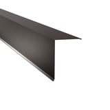 Lessenaarsdak nokafsluiting van staal, 0,75 mm, RAL 8017 Chocoladebruin, hoofdweergave