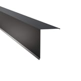 Lessenaarsdak nokafsluiting Antracietgrijs (RAL 7016) staal 0,50 mm met 60 µm Puramid coating, hoofdaanzicht