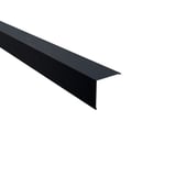 Lessenaarsdakafsluiting van staal, Antracietgrijs RAL 7016, 0,50 mm, met 80 µm Shimoco coating, hoofdaanzicht