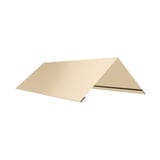 Nokstuk vlak | 14,5 cm x 14,5 cm x 2,00 m | 140° | Staal 0,50 mm | 25 µm Polyester | 1015 - Licht ivoorkleurig