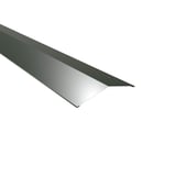 Nokvorst plat, 14,5 x 14,5 cm, 150 graden hoek, Chroomoxydegroen, 0,50 mm staal, 25 µm polyester