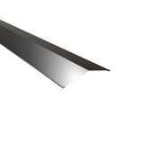 Nokvorst plat Gitzwart RAL 9005 van 0,50 mm staal, hoofdweergave