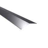 Nokvorst plat, Antracietgrijs RAL 7016, 0,63 mm staal, 150 graden hoek, hoofdweergave