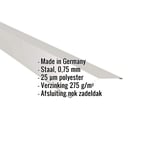 Nokvorst plat Zilver-Metallic, 0,75 mm staal, met ingebedde productgegevens