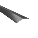 Nokstuk plat, donkergrijs (RAL 7024), 0,50 mm staal met 35 µm matpolyester coating