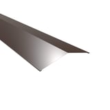 Nokvorst plat, Sepiabruin (RAL 8014), 0,50 mm staal, 25 µm polyester coating