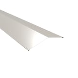 Nokstuk plat, zuiverwit RAL 9010, 0,50 mm staal, 25 µm polyester coating