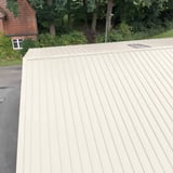 Dakoverzicht met Weckman damwandplaat in zuiverwit RAL 9010