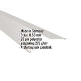 Nokvorst plat Zilver-Metallic, 0,63 mm staal, met ingebedde productgegevens