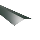 Nokvorst plat mosgroen, 0,50 mm staal, 150 graden hoek, Puramid gecoat, hoofdaanzicht