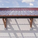Polycarbonaat damwandplaat | 207/35 | 1,20 mm | Helder | UV-wering 2-zijdig | 4,00 m