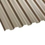 Polycarbonaat damwandplaat | 76/18 | 0,80 mm | Brons | 4,00 m